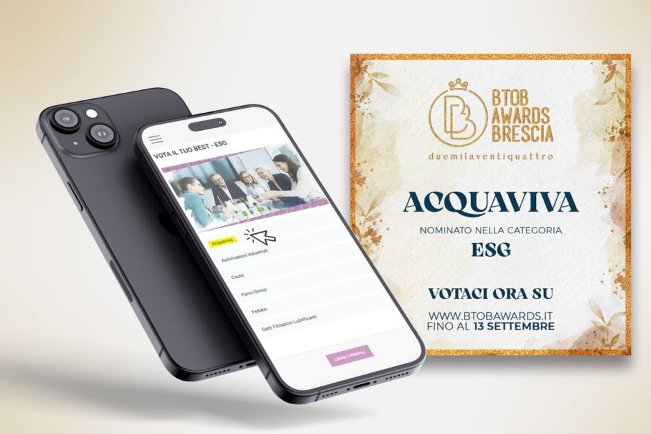 Acquaviva nominata premio BTOB Awards ESG 2024 Brescia